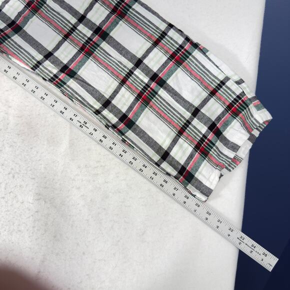 Croft & Barrow 2 pc Flannel Pajamas Woman XXL Button Top Drawstring Elas Waist - Picture 9 of 15